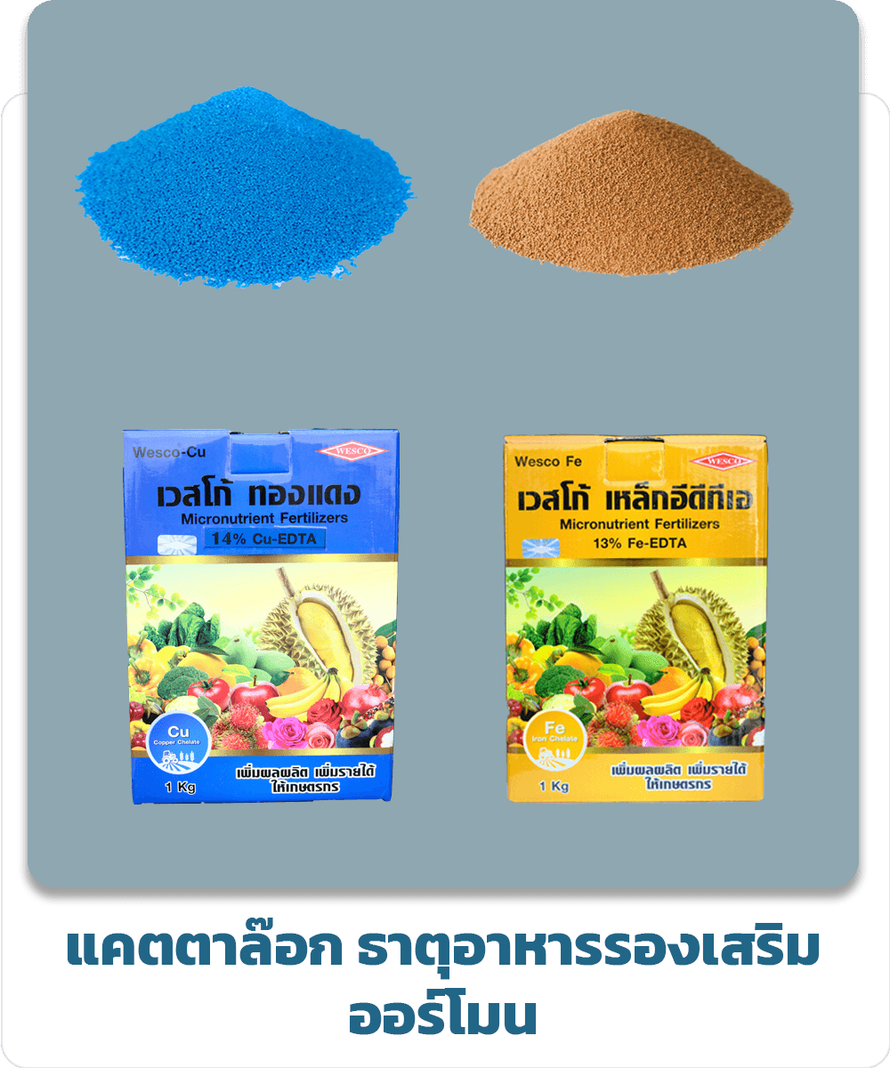 ธาตุอาหารรองเสริม&ฮอร์โมน