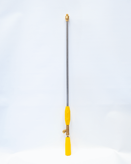 ด้ามพ่นยารุ่นมาตรฐาน-826S-หัวเทอร์โบ-ความยาว-3-ฟุต-สีเหลือง-ก้านสแตนเลส-หัวทองเหลือง