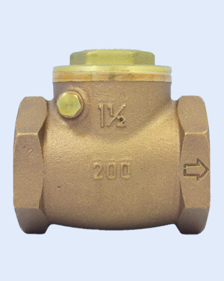 เช็ควาล์วลิ้น-BC-ทองเหลืองแท้-ขนาด-1-1/2-นิ้ว-ทนแรงดัน-200-PSI