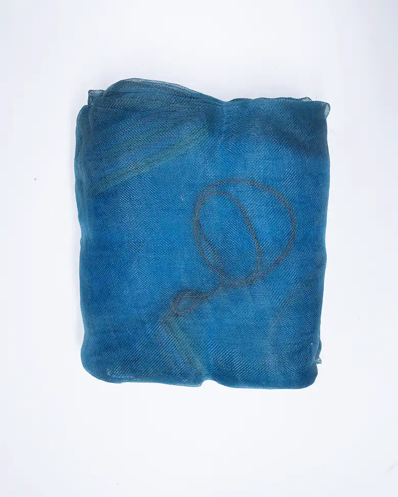 กระชังมุ้งไนลอน-16-ตา-สีฟ้า-สำเร็จรูป-เย็บขอบแข็งแรง-พร้อมใช้งาน