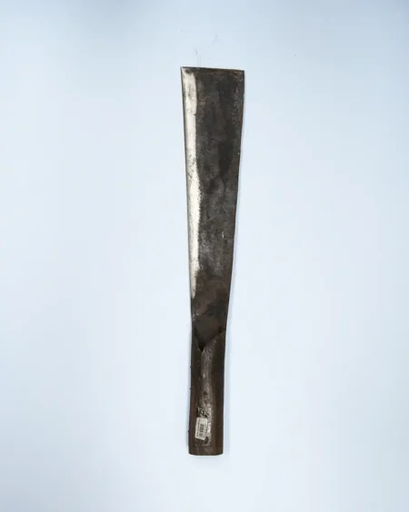 มีดบ้องเหล็ก-หัวตัดทรงปังตอ-ตีขึ้นรูปชิ้นเดียวรวมด้าม-เหล็กกล้าสีดำ-คมกริบแข็งแรง-สำหรับงานหนัก