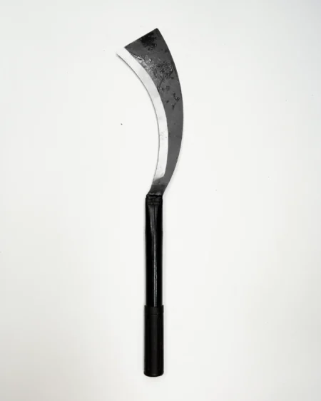 เคียวแมงกานีสเล็ก-ด้ามเขียว-ใบเคียวคมกริบ-เหล็กกล้าแมงกานีส-สำหรับเกี่ยวข้าว