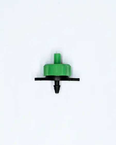 หัวน้ำหยดจานบิน-สีเขียวดำ-อัตราการไหล-2-ลิตรต่อชั่วโมง-พลาสติกเกรดเอ