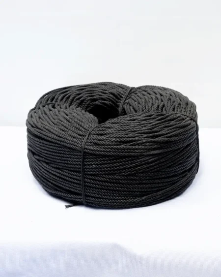 เชือก-HDPE-สีดำ-ขนาด-4-มม-ถักเกลียวแน่นหนา-ทนทานต่อแสงแดด-สำหรับงานหนัก