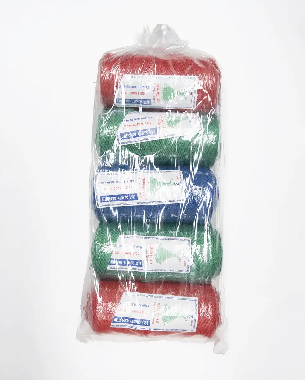 เชือกไนล่อน ตราต้นไผ่ ขนาด 2 มม. / 2.5 มม. เชือกเหนียว แข็งแรง ใช้งานอเนกประสงค์ - Image 4