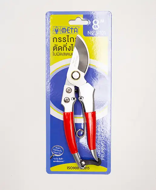 กรรไกรตัดกิ่ง-META-รุ่น-S-101-ขนาด-8-นิ้ว-ใบมีดสแตนเลส-ไม่เป็นสนิม