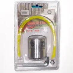 ชุดหัวเอ็นตัดหญ้าอลูมิเนียม-4-รู-รุ่นขันสกรูด้านบน-พร้อมสายเอ็นและประแจแอล-ในแพ็คเกจมาตรฐาน