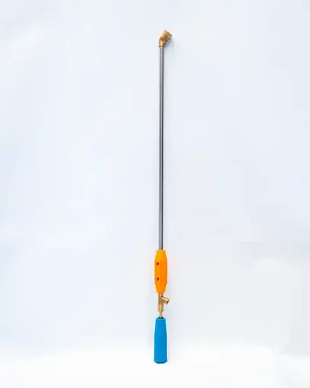 ด้ามพ่นยารุ่นมาตรฐาน-854S-หัวงอ-ความยาว-3-ฟุต-สีส้ม-ฟ้า-ก้านสแตนเลส-หัวทองเหลือง