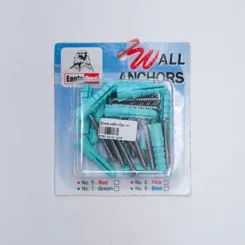 ชุดปุ๊กพลาสติกพร้อมน๊อตเบอร์-7-Eagle-One-สีเขียว-บรรจุแพ็คพร้อมใช้งาน-คุณภาพสูง