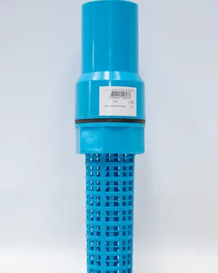 ฟุตวาล์วลงบ่อบาดาล-1-1/2-นิ้ว-ตราไชโย-สีฟ้า-รูปทรงสลิม-คุณภาพสูง