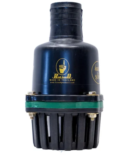 ฟุตวาล์วสวมสายดูดสีดำ-ตราไชโย-ขนาด-2-นิ้ว-หัวกะโหลก-PVC-เกรดพรีเมียม