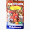 เมล็ดพันธุ์มะเขือเทศลูกท้อ-พันธุ์ท้อสวรรค์-Tomato-ตราภูเขาทอง-หน้าซองแสดงรูปผลมะเขือเทศสีแดงส้มขนาดใหญ่-เนื้อหนาน่ารับประทาน