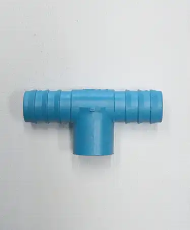 สามทาง PVC-PE ข้อต่อแยกสามทาง สีฟ้า-อุปกรณ์ระบบน้ำเกษตร