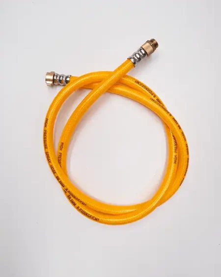 สายต่อพ่นยา-767-ยาว-1.2-เมตร-สีเหลือง-พร้อมฟรียอยทองเหลือง-ป้องกันสายพันกัน-ทนแรงดันสูง