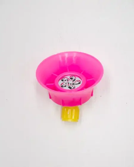 หัวพ่นยาหัวบัวสแตนเลส-แบบงอ-หน้าตะแกรงรูพ่นละเอียด-กระจายน้ำยาได้วงกว้าง