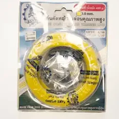 เอ็นตัดหญ้า-KARATE-แบบเหลี่ยม-ขนาด-3.0มม-สีเหลือง-มาตรฐานญี่ปุ่น-เกรดA